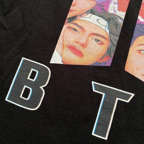 Suna BTS Army S Band Members Logo Graphic Tee T-Shirt Short Sleeve K-Pop Music - Picture 5 of 12